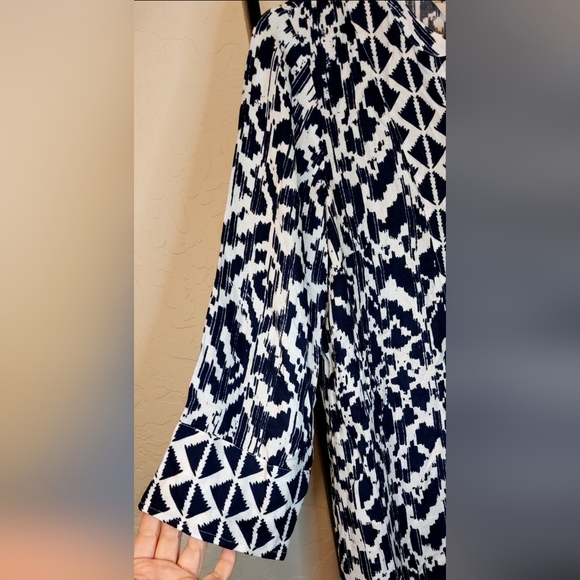 Soft Surroundings NWT Raven Dress Size Small Navy White Sheath Elegant Chic Boho - Picture 3 of 10